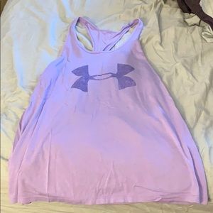 Purple under armour tank top